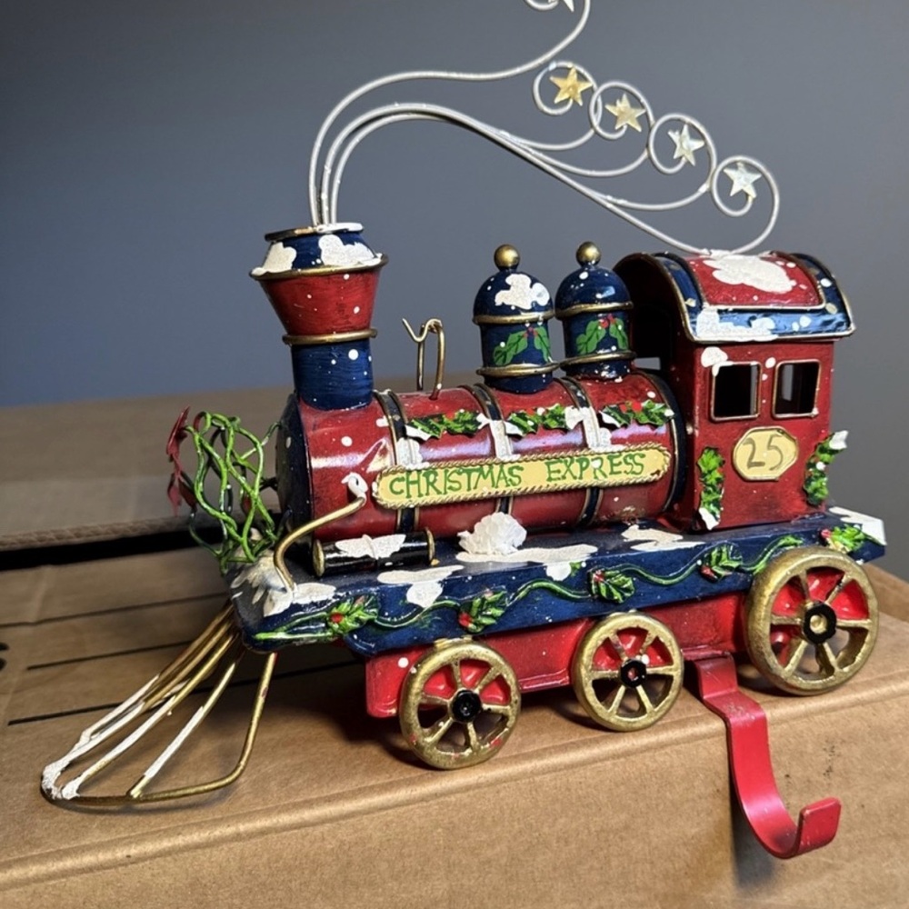 Target Red and Green Christmas Express Train Decor